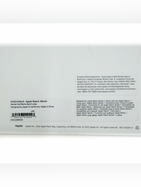 Apple Nectarine Peony Sport Loop Band For Apple Watch 45 mm New Sealed - Picture 8 of 8